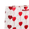 Пакет подарочный с ручками, "Сердца", 32х26х12см, тиснение, бумага, 4 дизайна 2031