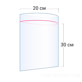 ГРИППЕР С ЗАМКОМ ZIP-LOCK 20*30 см, плотность 80 мкм ZIP20/30/80