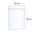 ГРИППЕР С ЗАМКОМ ZIP-LOCK 20*30 см, плотность 80 мкм ZIP20/30/80