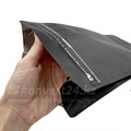 Черный пакет для кофе 135*265+75мм / 0.5 кг / 8-шовный с замком zip-lock / клапан дегазации K2110